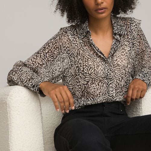 Camicia fantasia animalier, maniche lunghe - LA REDOUTE COLLECTIONS - Modalova