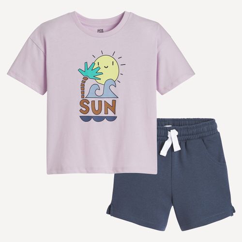 Completo 2 pezzi T-shirt e shorts - LA REDOUTE COLLECTIONS - Modalova