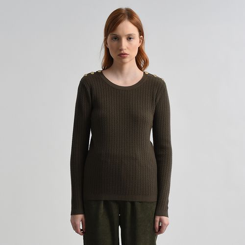 Pull Abbottonato Sulle Spalle Donna Taglie XS - molly bracken - Modalova