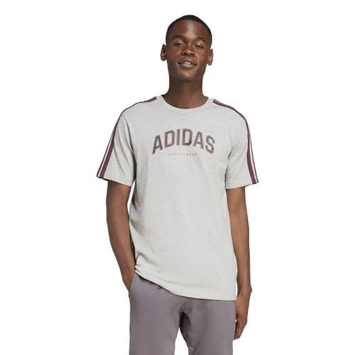 T-shirt a maniche corte con grande logo grafico - ADIDAS SPORTSWEAR - Modalova