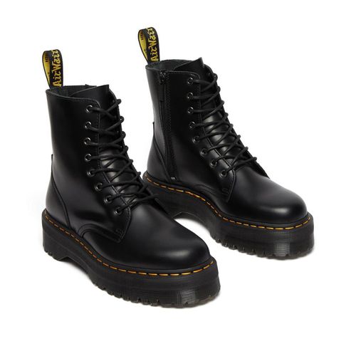 Boots in pelle con lacci Jadon - DR. MARTENS - Modalova