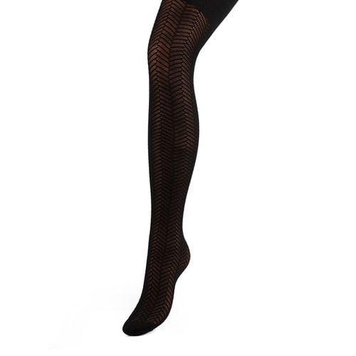 Collants Opachi Micro Motivi Donna Taglie 34/36 (FR) - 1 (38/40) (IT) - la redoute collections - Modalova