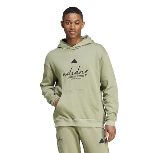 Felpa Con Cappuccio Con Doppio Logo Taglie XS - adidas sportswear - Modalova