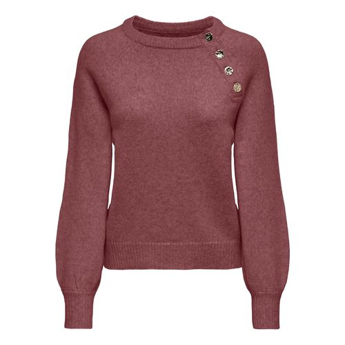 Maglione In Maglia Punto Spuma, Dettagli Con Bottoni Donna Taglie XXL - only petite - Modalova