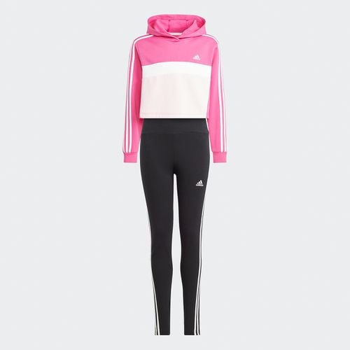 Completo Felpa Con Cappuccio + Leggings In Felpa Taglie 9/10 anni - 132/138 cm - adidas sportswear - Modalova