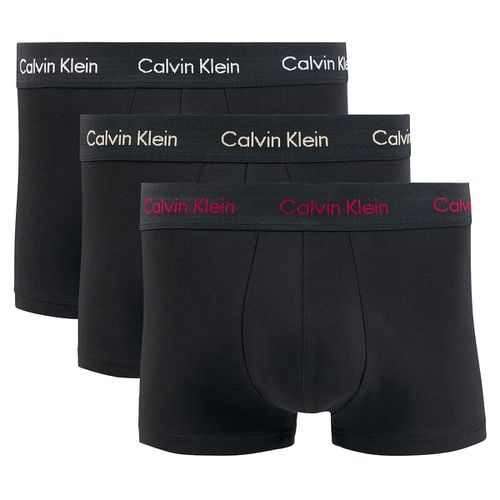 Confezione Da 3 Boxer Tinta Unita Low Rise Uomo Taglie S - calvin klein underwear - Modalova