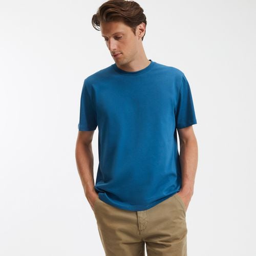 T-shirt In Cotone Biologico Scollo Rotondo Maniche Corte Uomo Taglie S - la redoute collections - Modalova