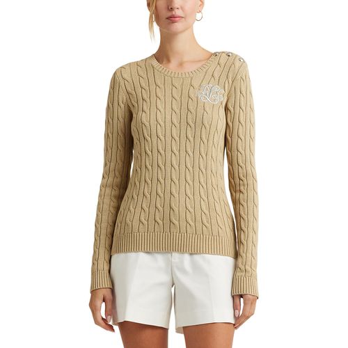 Maglione girocollo maglia a trecce MONTIVA - LAUREN RALPH LAUREN - Modalova