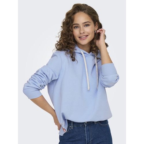 Felpa Con Cappuccio, Motivo Cuore Donna Taglie XS - only - Modalova