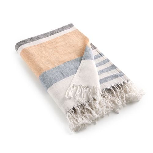 Plaid/fouta lino a righe, Mayork - AM.PM - Modalova