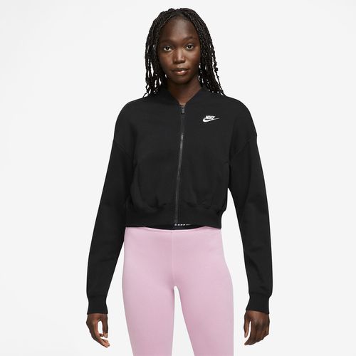 Felpa Cropped Cerniera Sportswear Club Fleece Donna Taglie L - nike - Modalova