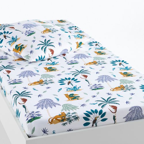 Lenzuolo Con Angoli Cotone Biologico, Petite Jungle Taglie 90 x 140 cm - la redoute interieurs - Modalova