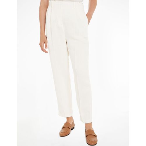 Pantaloni Con Pinces A Vita Alta Taglie 40 (FR) - 44 (IT) - tommy hilfiger - Modalova