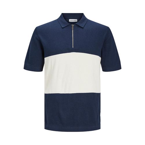 Polo in maglia collo con cerniera - JACK & JONES - Modalova