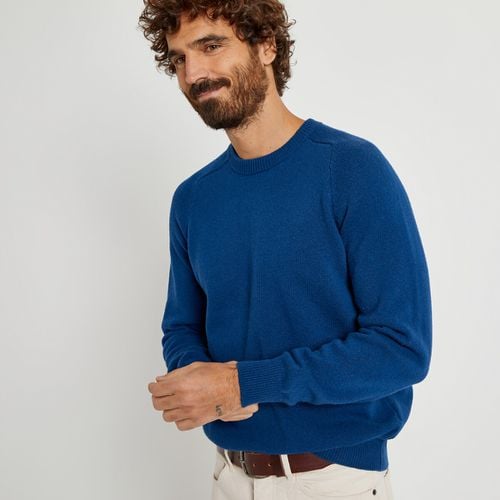 Pull Girocollo In Pura Lana D'agnello Uomo Taglie L - la redoute collections - Modalova