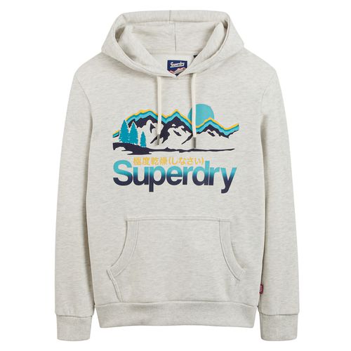 Felpa con cappuccio e motivo - SUPERDRY - Modalova