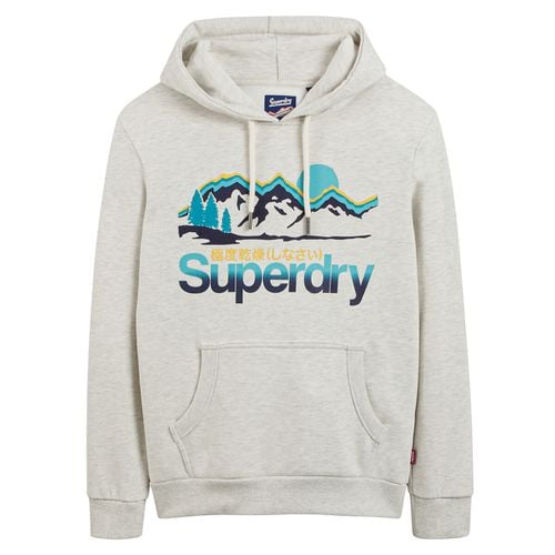 Felpa Con Cappuccio E Motivo Uomo Taglie XXL - superdry - Modalova