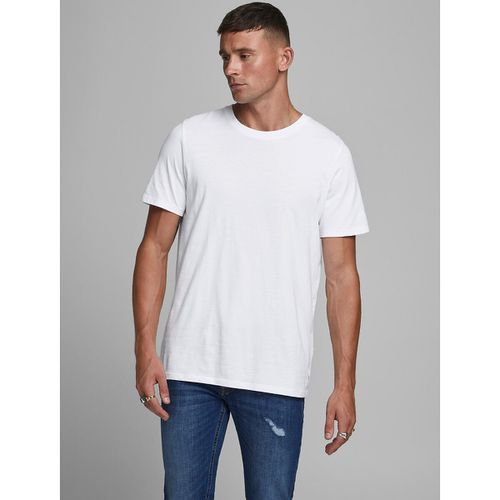 T-shirt Scollo Rotondo In Cotone Bio Uomo Taglie S - jack & jones - Modalova