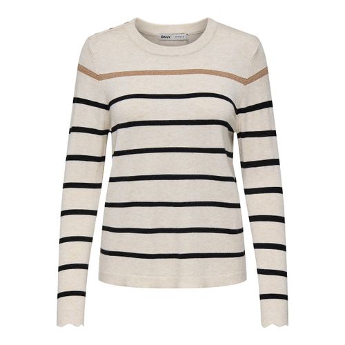 Maglione girocollo a righe - ONLY - Modalova