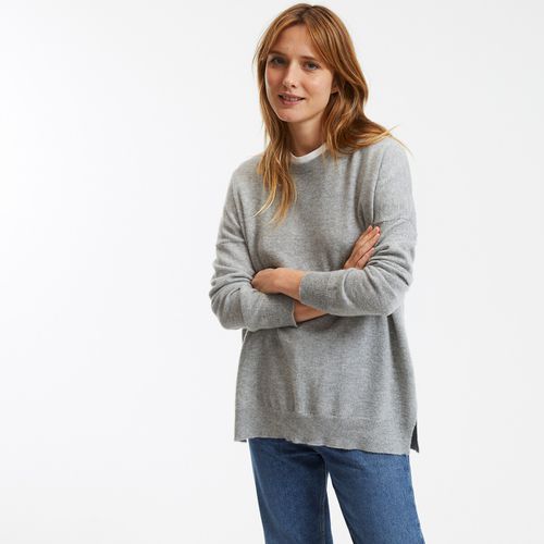 Maglione Cachemire Girocollo Fine Maglia Volume Ampio Donna Taglie S - la redoute collections - Modalova