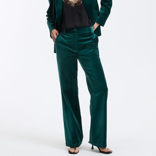 Pantaloni Flare In Velluto Raso, Signature Quentin Donna Taglie 34 (FR) - 38 (IT) - la redoute collections - Modalova