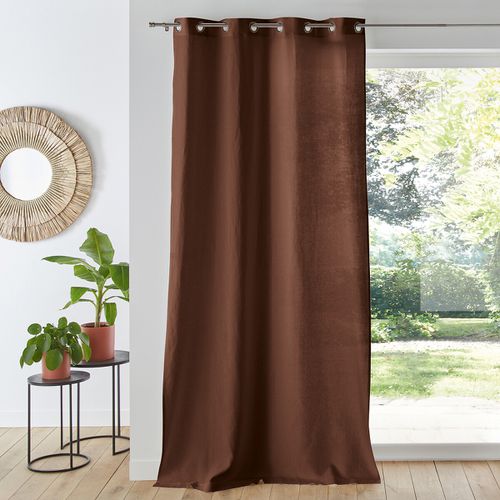 Tenda In Lino Lavato Con Occhielli Onega Taglie 180 x 135 cm - la redoute interieurs - Modalova