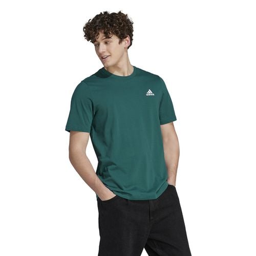 T-shirt In Jersey Con Piccolo Logo Ricamato Uomo Taglie XS - adidas sportswear - Modalova