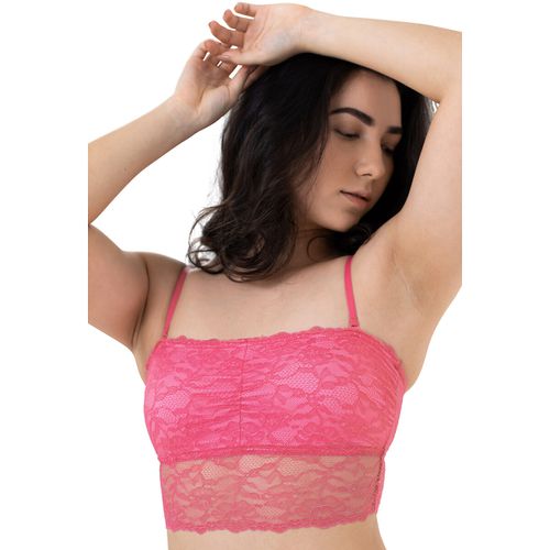 Reggiseno A Fascia In Pizzo Abelia Donna Taglie XS - dorina - Modalova