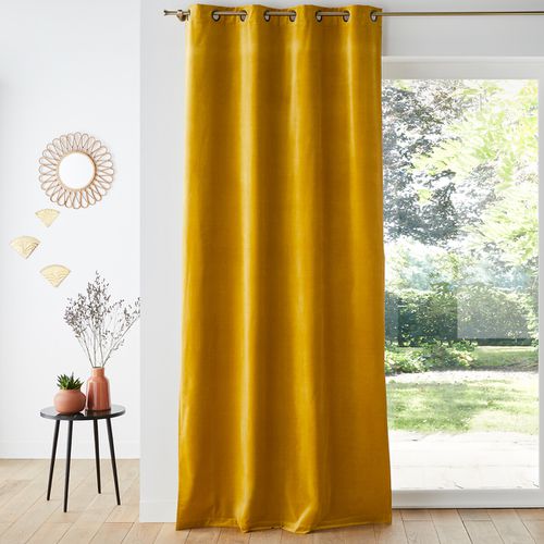 Tenda Velluto Con Occhielli Velvet Taglie 220 x 135 cm - la redoute interieurs - Modalova