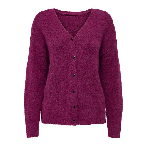 Cardigan Scollo A V, Abbottonato Donna Taglie S - only - Modalova