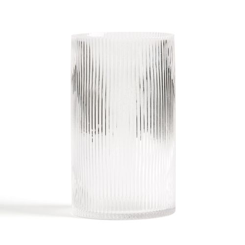 Vaso Vetro Rigato Dritto H22,5 Cm, Afa - la redoute interieurs - Modalova