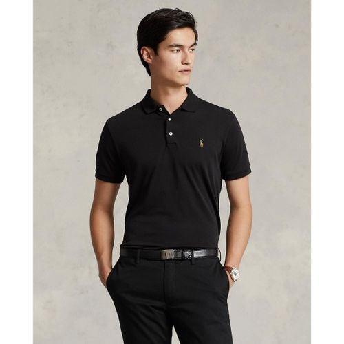 Polo Dritta Custom Fit In Maglia Interlock Uomo Taglie L - polo ralph lauren - Modalova