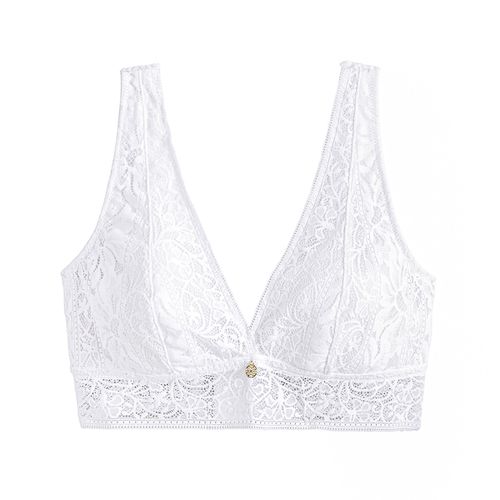 Reggiseno bralette senza ferretti in pizzo - LA REDOUTE COLLECTIONS - Modalova