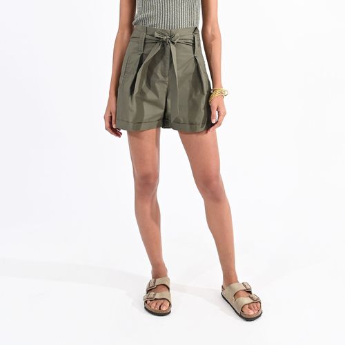 Shorts Vita Alta Con Fiocco Donna Taglie M - molly bracken - Modalova