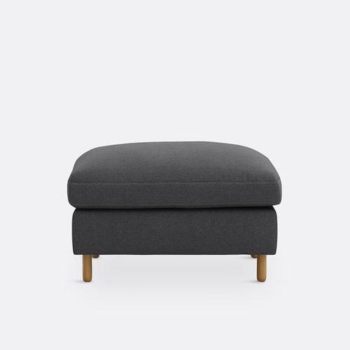 Pouf Poliestere Chiné, Loméo - la redoute interieurs - Modalova