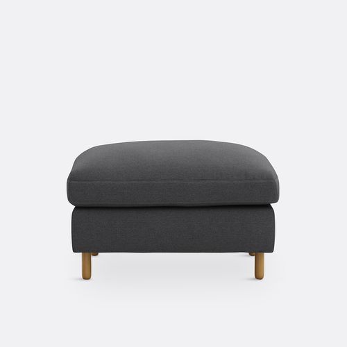 Pouf poliestere chiné, Loméo - LA REDOUTE INTERIEURS - Modalova