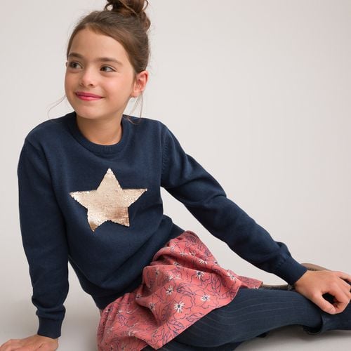 Maglione girocollo con paillettes magiche - LA REDOUTE COLLECTIONS - Modalova