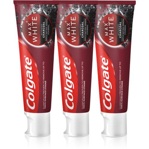 Max White Charcoal bleichende Zahnpasta 3 x 75 ml - Colgate - Modalova