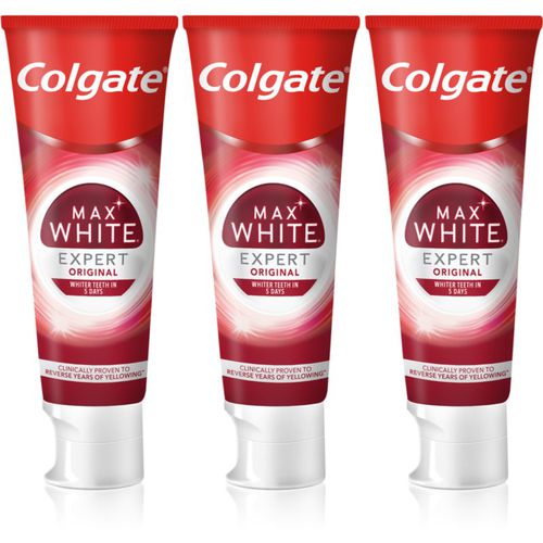 Max White Expert Original bleichende Zahnpasta 3x75 ml - Colgate - Modalova