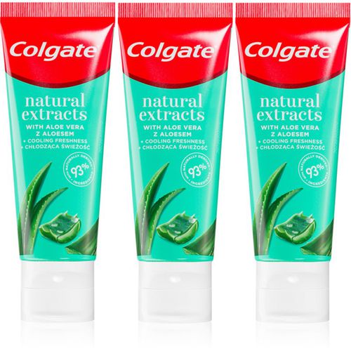 Natural Extracts Aloe Vera dentifricio alle erbe 3x75 ml - Colgate - Modalova