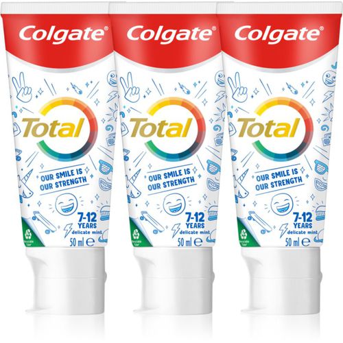 Total Junior Zahncreme zur gründlichen Zahn- und Mundraumreinigung für Kinder 3x50 ml - Colgate - Modalova