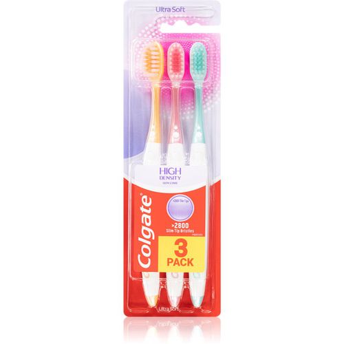 High Density 3 pack cepillo de dientes ultra suave 3 ud - Colgate - Modalova