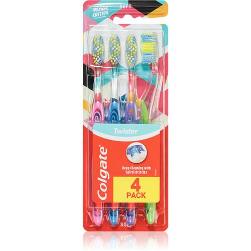 Twister Design Edition cepillo de dientes 4 ud - Colgate - Modalova