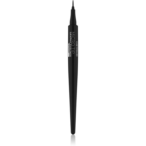 Micro Tip Graphic Eyeliner im Filzstift Farbton 010 Deep Black 4,1 g - Catrice - Modalova