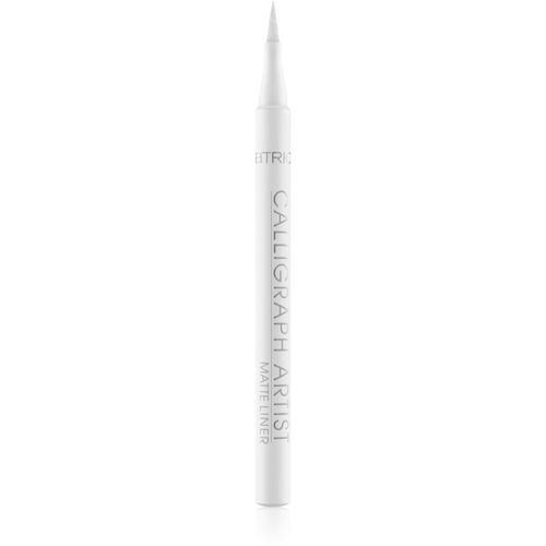 Calligraph Artist Matte eyeliner in pennarello effetto opaco colore 070 Snow White 1,1 ml - Catrice - Modalova