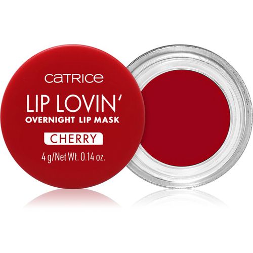 Lip Lovin' mascarilla hidratante para los labios para la noche tono 020 Cherry Pop 4 g - Catrice - Modalova