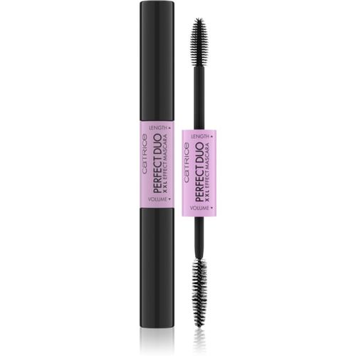 Perfect Duo XXL Effect máscara de pestañas para aportar volumen y longitud 2 en 1 tono Black 8 ml - Catrice - Modalova