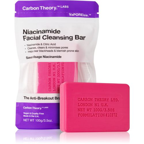 Facial Cleansing Bar Niacinamide jabón limpiador facial Pink 100 g - Carbon Theory - Modalova