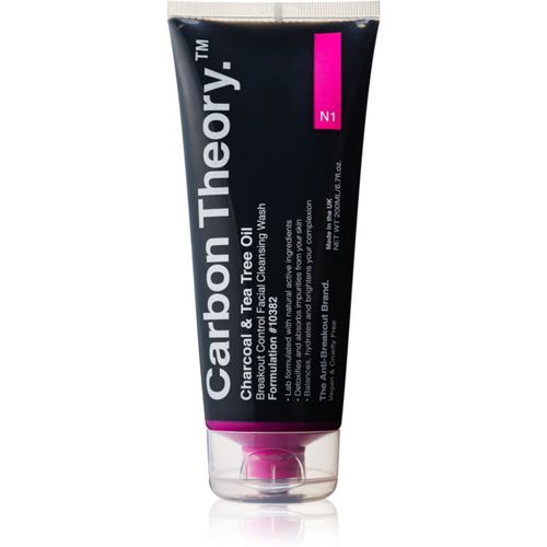 Charcoal & Tea Tree Oil gel de limpieza profunda con carbón activo 200 ml - Carbon Theory - Modalova