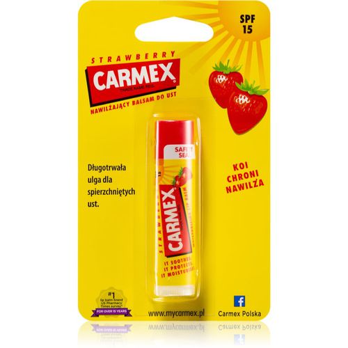 Strawberry bálsamo hidratante para labios en barra SPF 15 4.25 g - Carmex - Modalova